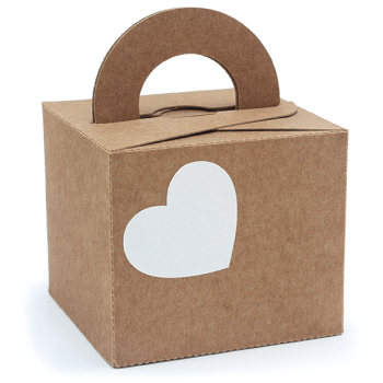 Herzaufkleber für Verpackungen. Online-Verkauf