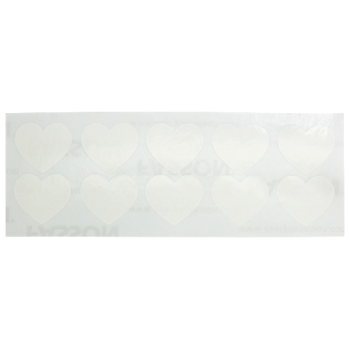 Herzaufkleber für Verpackungen. Online-Verkauf