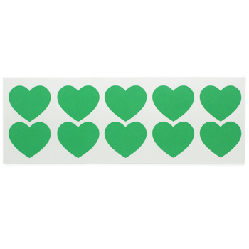 Herzaufkleber für Verpackungen. Online-Verkauf