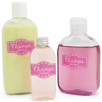 Aufkleber zur Beschriftung von DIY-Shampoo. Online-Verkauf