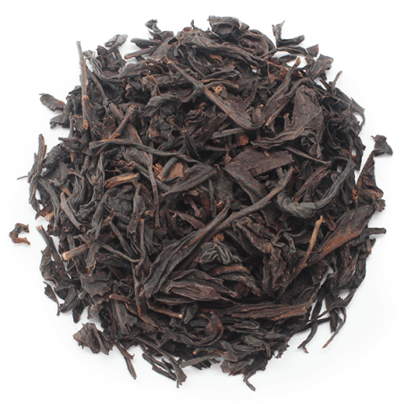 Schwarzer Tee langer Strang