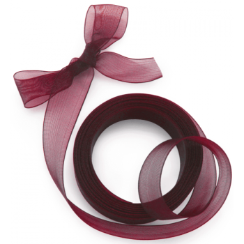 Granat-Organza-Band
