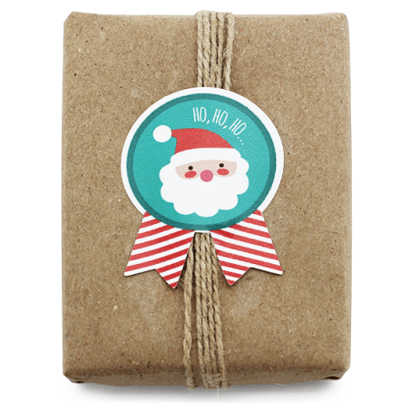 Dekorative Aufkleber Weihnachtsabzeichen. Online-Shop