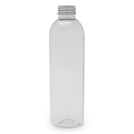 Vysoká fľaša PET 250 ml s hliníkovým uzáverom