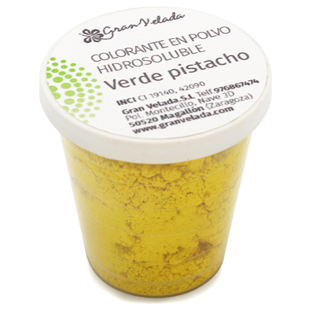 Wasserlöslicher pistaziengrüner Farbstoffpulver