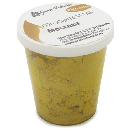 Senf Pigment Farbstoff für Kerzen
