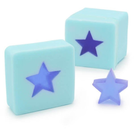Kit zur Herstellung von Star-Inclusion-Seife. Materialien und Anleitungen