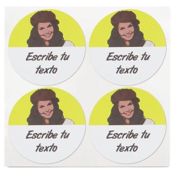 Personalisierte Aufkleber mit Ihrem Foto. Online-Verkauf