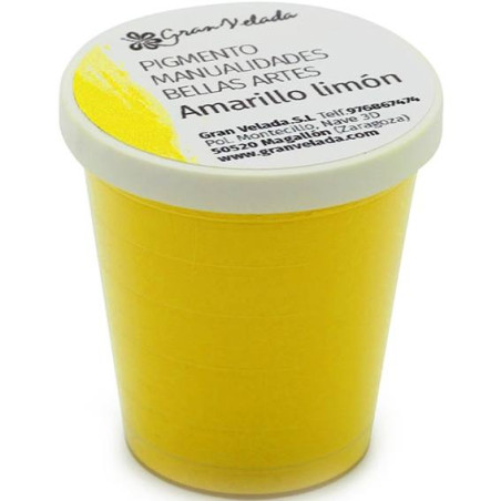 Zitronengelbes Farbpulverpigment zum Basteln