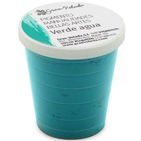 Farebný pigment na ručné práce vodovo zelená