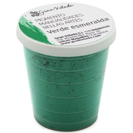 Smaragdgrünes Farbpulverpigment zum Basteln