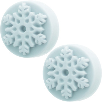 Weihnachtsform 2 Schneeflocken zur Herstellung von Seifen. Weihnachtsform 2 Schneeflocken zur Herstellung von Seifen.
