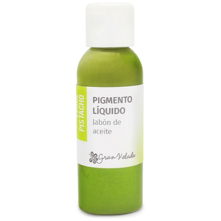 Pistácie zelené tekuté farbivo na olejové mydlo