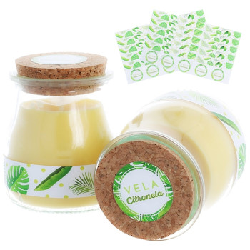 Aufkleber für Citronella-Kerzen Online-Verkauf.