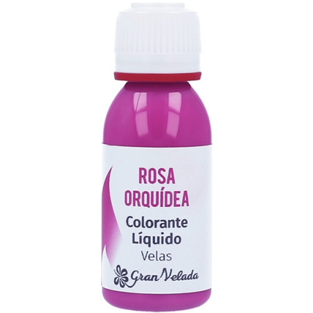 Flüssiger rosa Orchidee Farbstoff zur Herstellung von Kerzen