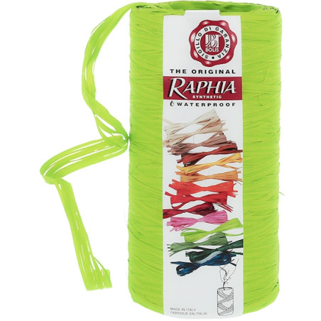 Pistáciová zelená rafiová páska