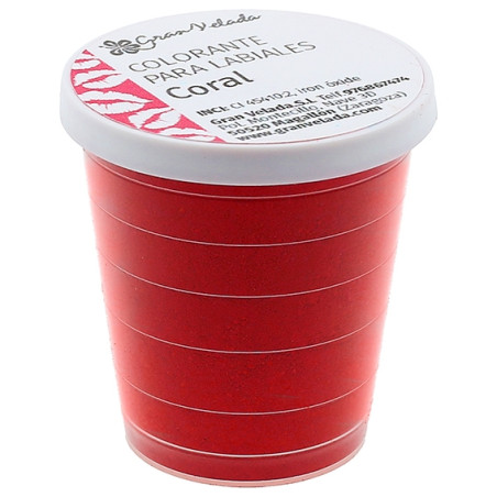 Korallenrote Lippenfärbung
