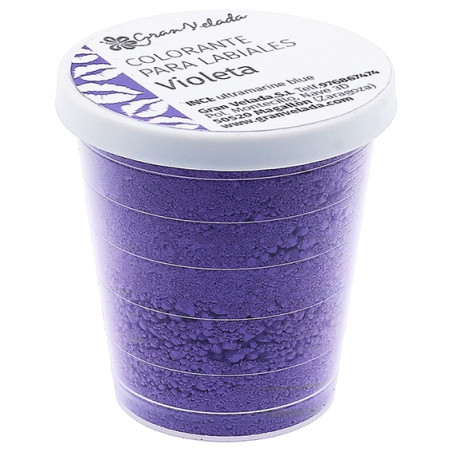 Violette Lippenfärbung