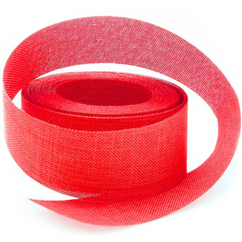 Rustikales rotes Baumwollband. Online-Verkauf. Rustikales rotes Baumwollband. Online-Verkauf.