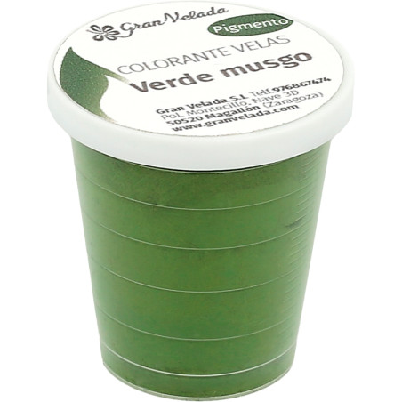 Moosgrüner Pigmentfarbstoff für Kerzen