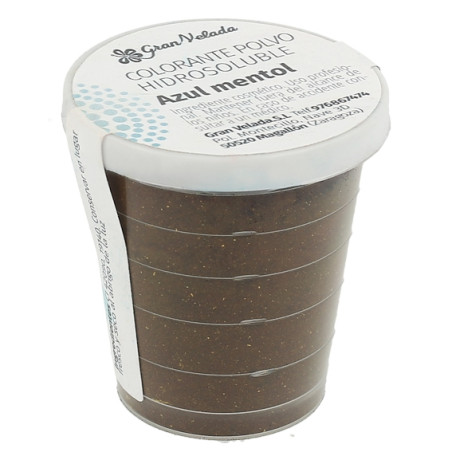 Wasserlöslicher mentolblauer Farbstoffpulver