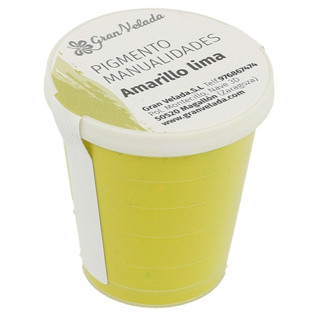 Farebný pigment na ručné práce limetkovo žltá