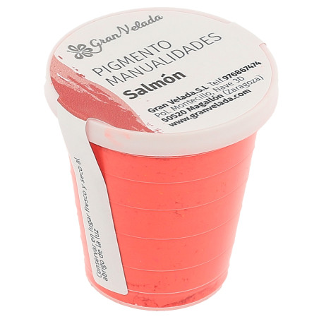 Lachsfarbenes Farbpulverpigment zum Basteln