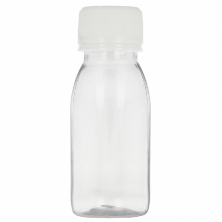 PET fľaša na kozmetiku 60 ml s tesnením