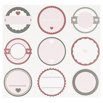 Liebesaufkleber zum Schreiben