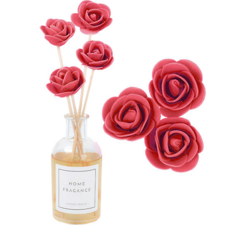 Mikado-Stab mit roter Blume