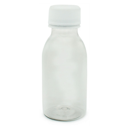 PET-Flasche 100 ml Schraubverschluss mit Verschluss