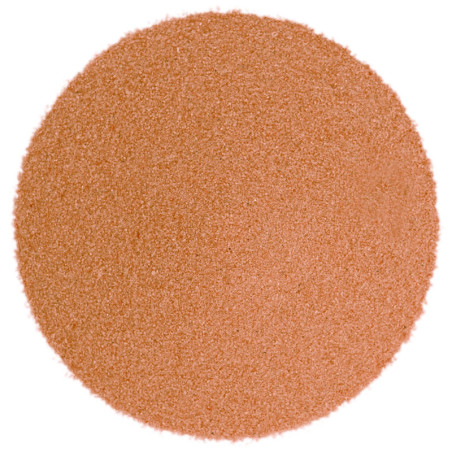 Terrakottafarbener feiner Sand