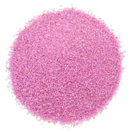 Grober magentafarbener Sand