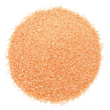 Grober pfirsichfarbener Sand