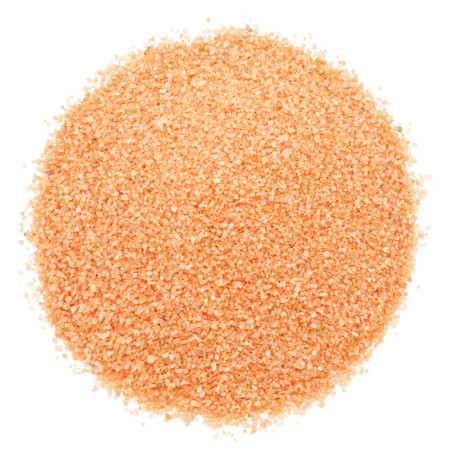 Grober pfirsichfarbener Sand