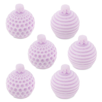 6 Weihnachtskugeln formen