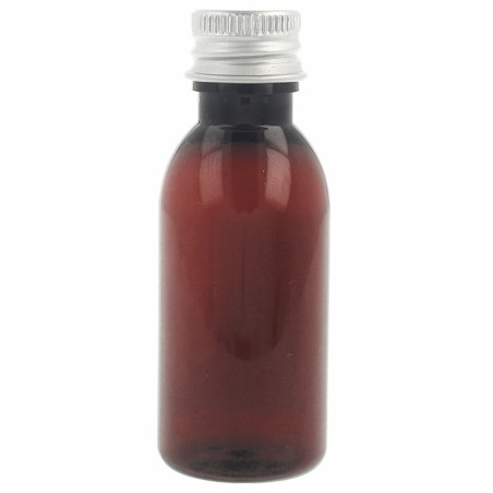 30 ml PET jantárová fľaša s hliníkovým uzáverom