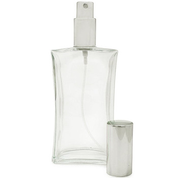 100 ml Glasflasche für Parfüm mit Silhouette. 100 ml Glasflasche für Parfüm mit Silhouette.