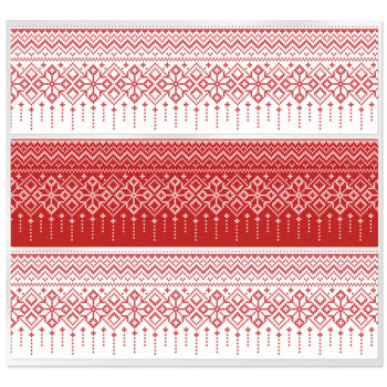 Rote Aufkleber Weihnachtsdruck Dosenkerzen Rote Aufkleber Weihnachtsdruck Dosenkerzen