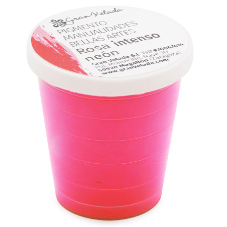 Intensives neonrosa Farbpulverpigment zum Basteln