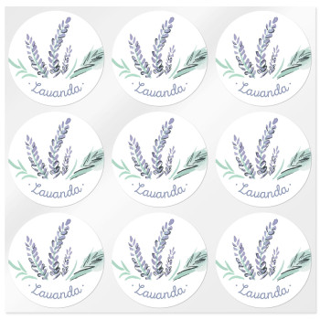 Lavendelaufkleber für Ihre DIY-Kreationen. Online-Verkauf