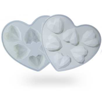 Silikonform 6 Diamantherzen. Online-Verkauf Silikonform 6 Diamantherzen. Online-Verkauf