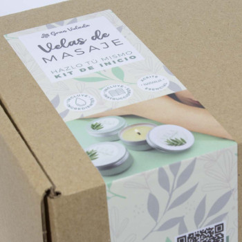 Massagekerzen Bastelset - Natürliche DIY-Kerzen herstellen