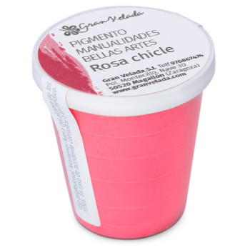 Gummirosa Farbpulverpigment zum Basteln Gummirosa Farbpulverpigment zum Basteln