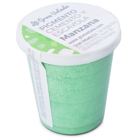 Jablkovo zelený pigment na cement a sadru
