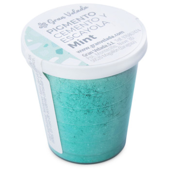 Minzfarbenes Farbpigment für Zement und Gips Minzfarbenes Farbpigment für Zement und Gips