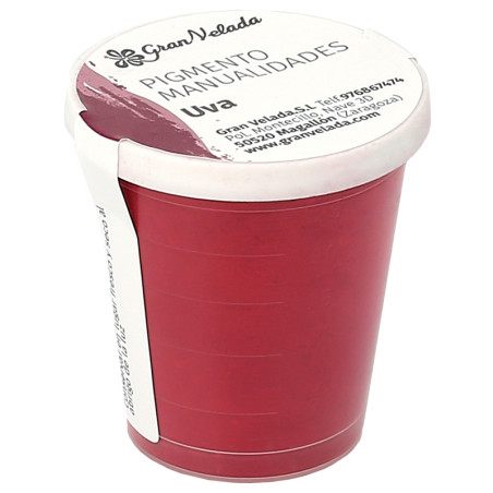 Traubenfarbenes Farbpulverpigment zum Basteln