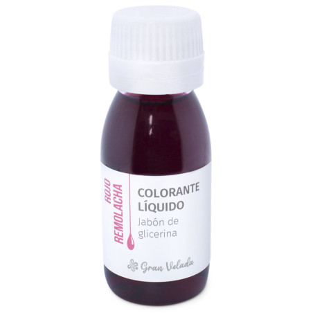Färbung Seife Glycerin Rüben rot