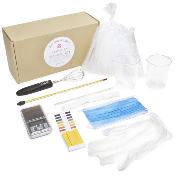 Set mit Utensilien zur Herstellung von Cremes. Online-Verkauf. Set mit Utensilien zur Herstellung von Cremes. Online-Verkauf.