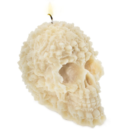 Form Totenkopf mit Knochen